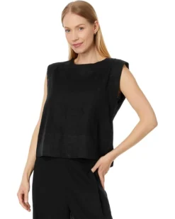 Madewell Bateau-Neck Tank in 100% Linen | Shirts & Tops -Bold Closet Shop 619Fa1No6HL. AC SR736920