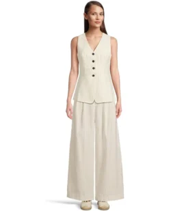 Madewell Cass Vest - Pinstripe Linen | Coats & Outerwear -Bold Closet Shop 61E2u9r m9L. AC SR736920