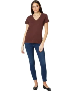 Madewell Whisper Cotton V-Neck Tee | Shirts & Tops -Bold Closet Shop 61EUtoBbxaL. AC SR736920