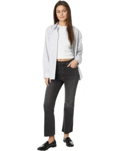 Madewell Kick Out Crop Jeans in Washed Black: Raw Hem Edition -Bold Closet Shop 61EVycsAJcL. AC SR736920