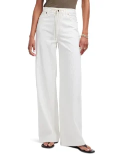 Madewell Superwide-Leg Jeans in Vintage Canvas: Drawstring Edition