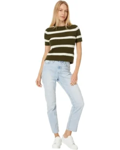 Madewell Stripe Amanda Cotton Boucle Tee | Sweaters -Bold Closet Shop 61QZ5Ey kWL. AC SR736920