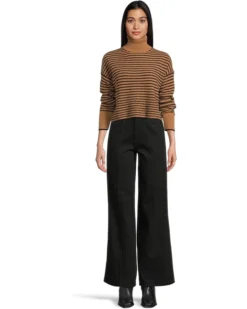 Madewell Pine Stripe Wool Waffle Stripe Crew Neck | Sweaters -Bold Closet Shop 61QbdXYwtyL. AC SR736920