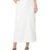 Madewell Denim Carpenter Maxi Skirt in Tile White | Skirts