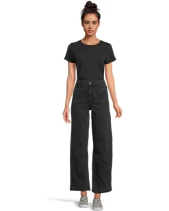 Madewell Emmett Patch Pocket In Black | Jeans -Bold Closet Shop 61UB86hX4FL. AC SR736920