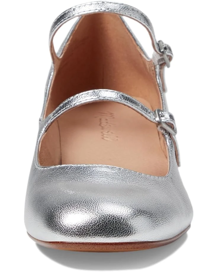 Madewell The Nettie Heeled Mary Jane in Metallic Leather | Heels 2 Madewell The Nettie Heeled Mary Jane in Metallic Leather | Heels - Image 2