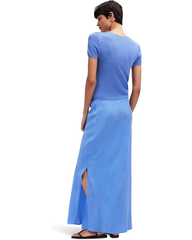 Madewell Tie-Waist Maxi Slip Skirt in Cupro Blend | Skirts 2 Madewell Tie-Waist Maxi Slip Skirt in Cupro Blend | Skirts - Image 2