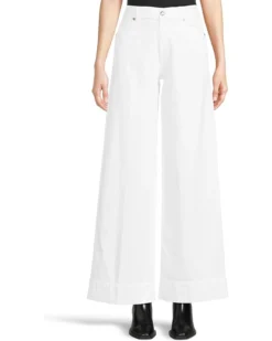 Madewell Superwide In Tile White In True White | Jeans