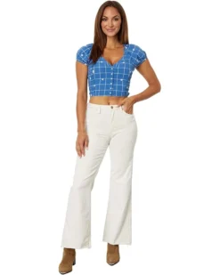 Madewell Monika Top with Blue Windowpane | Shirts & Tops 7 Madewell Monika Top with Blue Windowpane | Shirts & Tops -Bold Closet Shop 61ljQlnynhL. AC SR736920