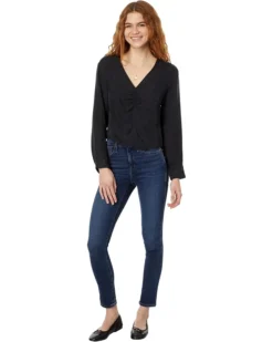Madewell Brushed Ruched-Front Top | Shirts & Tops -Bold Closet Shop 61qXwqh7ZIL. AC SR736920