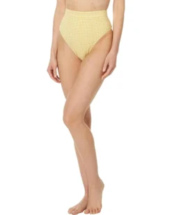 Madewell Ribbed High-Rise Bikini Bottom | Swimwear