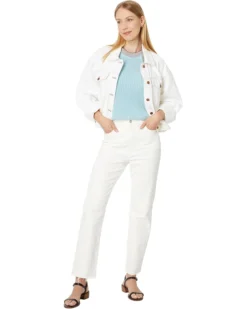 Madewell Cropped Denim Jacket in Tile White | Coats & Outerwear 7 Madewell Cropped Denim Jacket in Tile White | Coats & Outerwear -Bold Closet Shop 61spHrcUn6L. AC SR736920