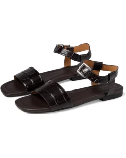Madewell alicante ankle strap sandal - croc | Sandals