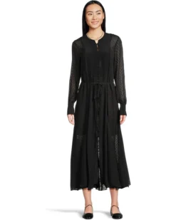 Madewell Suzy Dress - Viscose Clip Dot Jacquard | Dresses