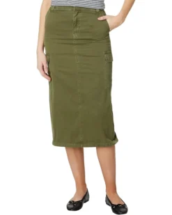 Madewell Garment-Dyed Cargo Midi Skirt | Skirts