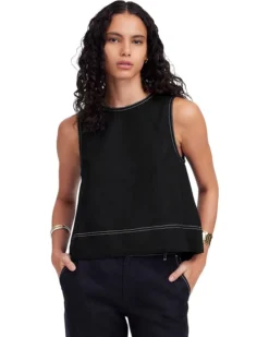 Madewell Suki Top - 100% Linen | Shirts & Tops