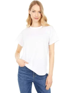 Madewell Whisper Cotton Rib-Crewneck Tee | Shirts & Tops -Bold Closet Shop 711GA5IAHFL. AC SR736920