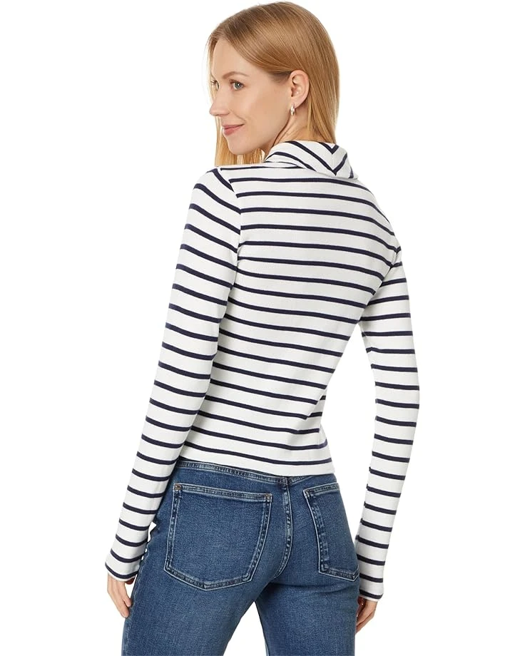 Madewell Grill Long Sleeve Zip Top Stripe | Shirts & Tops 2 Madewell Grill Long Sleeve Zip Top Stripe | Shirts & Tops - Image 2