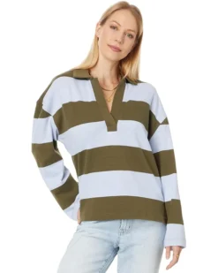 Madewell Chad Rugby Stripe Polo | Shirts & Tops -Bold Closet Shop 714bUq0rLL. AC SR736920