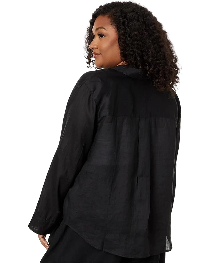 Madewell Plus Resort Long-Sleeve Shirt in Ramie | Shirts & Tops 2 Madewell Plus Resort Long-Sleeve Shirt in Ramie | Shirts & Tops - Image 2