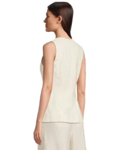 Madewell Cass Vest - Pinstripe Linen | Coats & Outerwear -Bold Closet Shop 7189lmOnEJL. AC SR736920