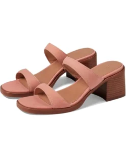 Madewell Ora Double Strap Sandal Strap Nubuck | Heels