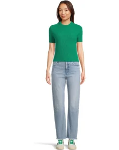 Madewell Amanda Cotton Nubby Boucle Cropped Tee | Shirts & Tops -Bold Closet Shop 71CIyrMZNkL. AC SR736920