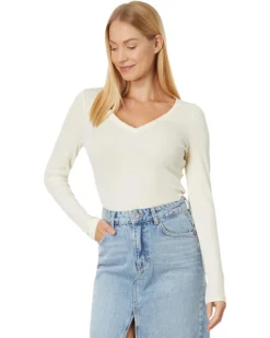 Madewell V-Neck Long-Sleeve Tee | Shirts & Tops