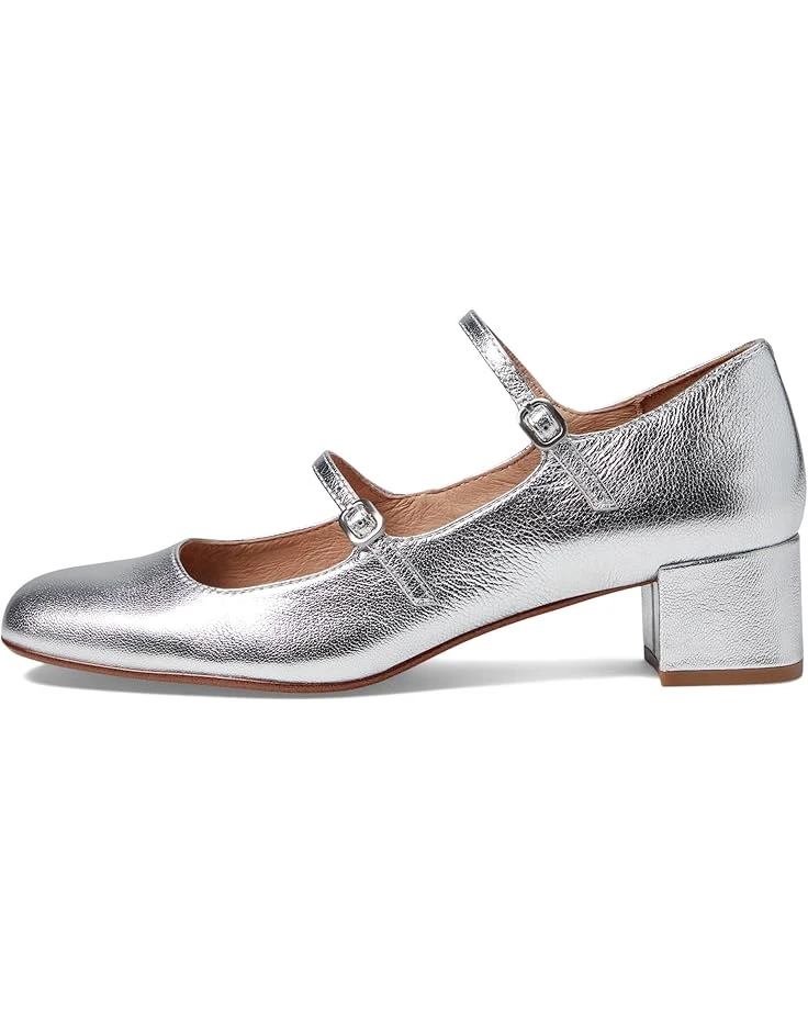Madewell The Nettie Heeled Mary Jane in Metallic Leather | Heels 4 Madewell The Nettie Heeled Mary Jane in Metallic Leather | Heels - Image 4