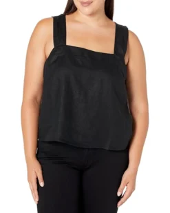 Madewell Plus 100% Linen Cross-Back Sleeveless Top | Shirts & Tops