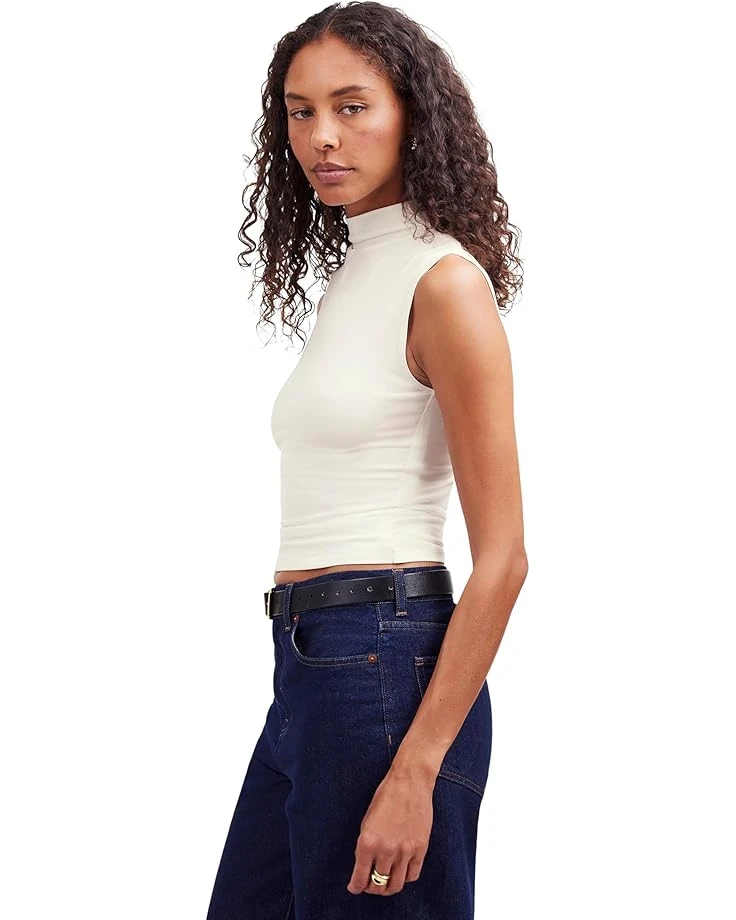 Madewell Funnel Neck Muscle Tee | Shirts & Tops 3 Madewell Funnel Neck Muscle Tee | Shirts & Tops - Image 3