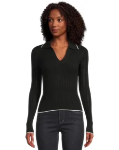 Madewell Snowy Southwark Long Sleeve Polo | Shirts & Tops