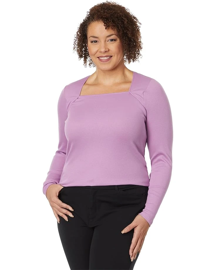 Madewell Plus Angled Neckline Long-Sleeve Top | Shirts & Tops 1 Madewell Plus Angled Neckline Long-Sleeve Top | Shirts & Tops