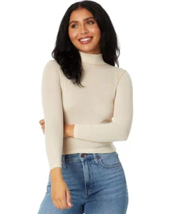 Madewell Semi-Sheer Mockneck Tee | Shirts & Tops