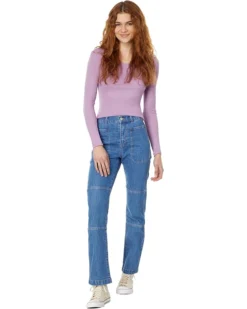 Madewell Angled-Neck Long-Sleeve Top | Shirts & Tops -Bold Closet Shop 71TdOqAV5cL. AC SR736920