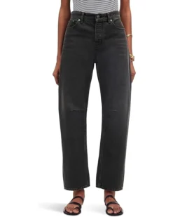 Madewell The Darted Barrel-Leg Jean in Olenda Wash | Jeans