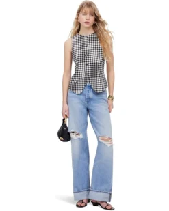 Madewell Bayley Vest - Gingham Suiting | Coats & Outerwear -Bold Closet Shop 71Xrlky0NhL. AC SR736920