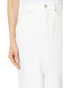 Madewell The Rilee Denim Midi Skirt in Tile White | Skirts -Bold Closet Shop 71YZIAVFwBL. AC SR736920