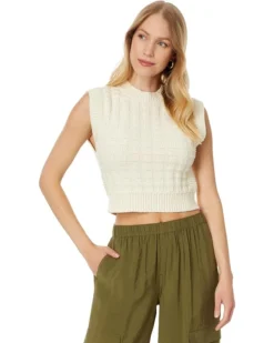 Madewell Checkered-Stitch Wedge Sweater Vest | Sweaters