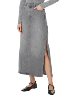 Madewell Classic Midi Skirt in Hallandale Wash | Skirts