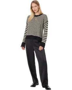 Madewell Pintucked Slim Pull-On Pants in True Black | Jeans -Bold Closet Shop 71fnp504nL. AC SR736920