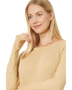 Madewell Whisper Cotton Rib-Crewneck Long-Sleeve Tee | Shirts & Tops -Bold Closet Shop 71h7fgJOOL. AC SR736920