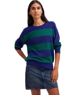 Madewell Stripe Hayes Merino Wool Pullover | Sweaters