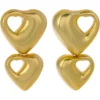 Madewell Cutout Heart Statement Puffy Earring | Earrings