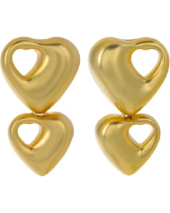 Madewell Cutout Heart Statement Puffy Earring | Earrings