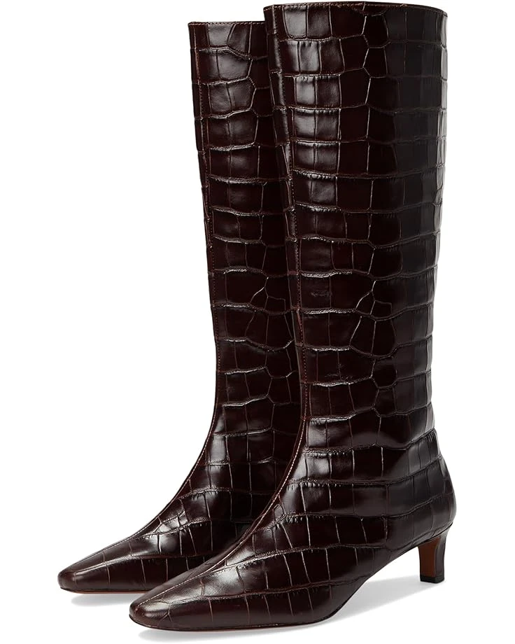 Madewell Dorchester Dimes Tall Boot - Croc | Boots 1 Madewell Dorchester Dimes Tall Boot - Croc | Boots