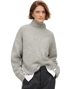 Madewell Fluffy Wool Balham Hi-Low Turtle | Sweaters
