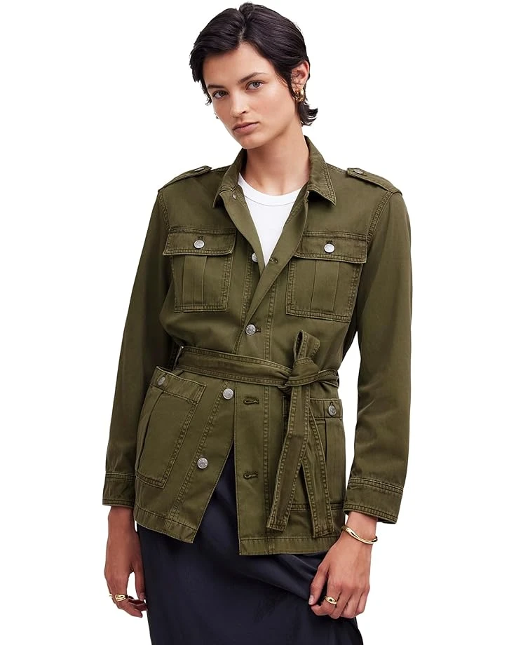 Madewell Chino Safari Jacket in Faded Ivy | Coats & Outerwear 1 Madewell Chino Safari Jacket in Faded Ivy | Coats & Outerwear