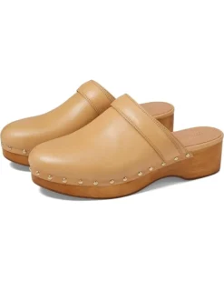 Madewell The Cecily Clog in Oiled Leather | Clogs