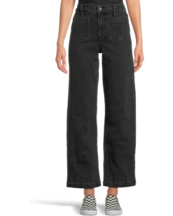 Madewell Emmett Patch Pocket In Black | Jeans